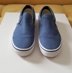 Vans slip on skate shoe -little kid